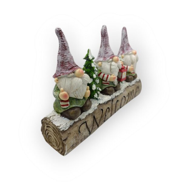 Decorazione gnomi Welcome - Inverno - immagine 2