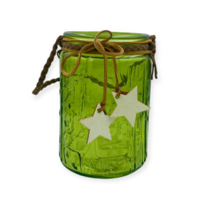 Vaso - Verde con stelline